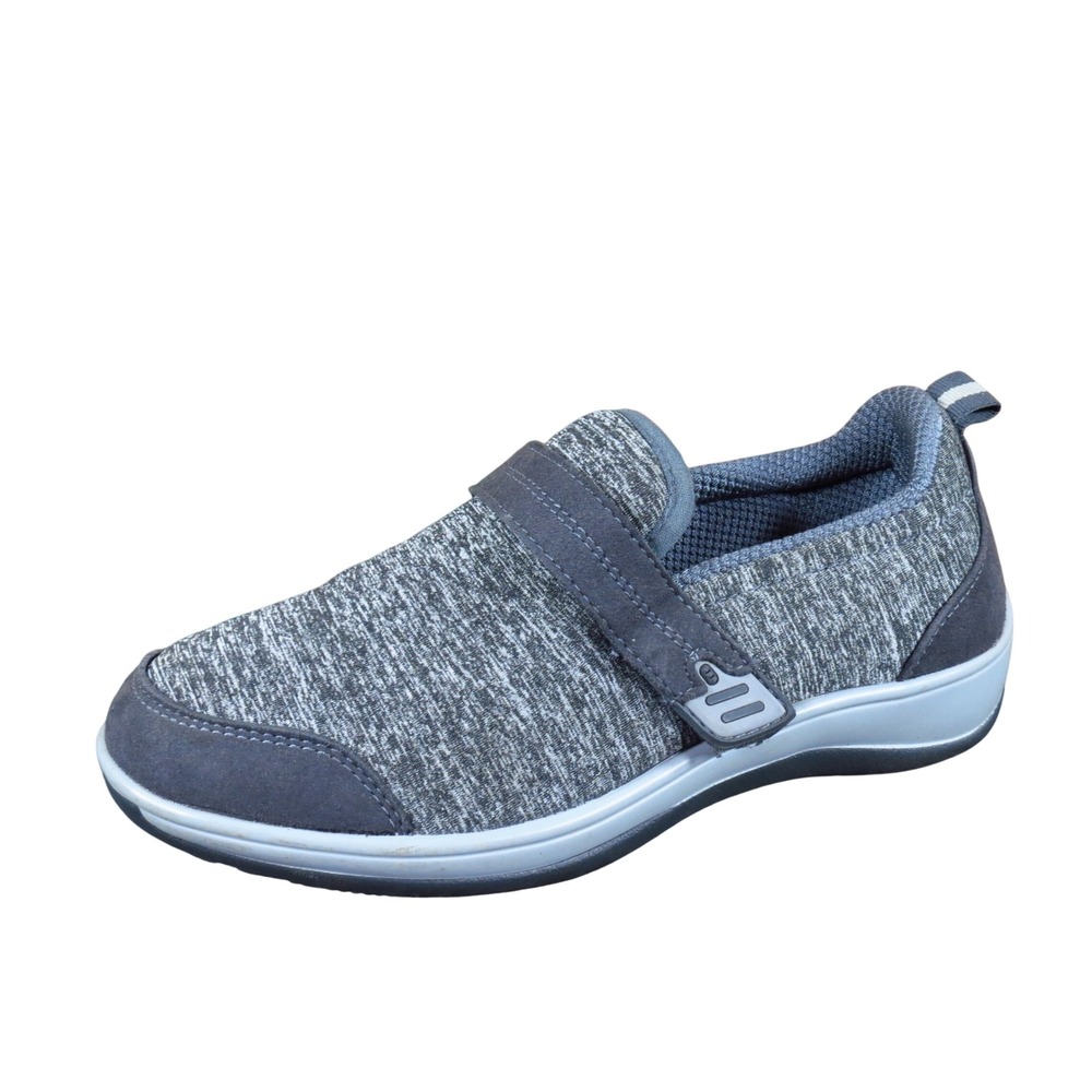 Orthofeet Quincy 822 Womens Walking Shoe Size 5 Wide D Orthopedic Support Gray